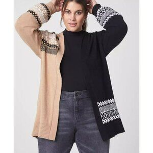 Lane Bryant Cardigan Sweater Womens Plus Size 26/28 Open Front